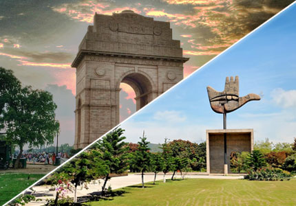 Chandigarh to Delhi Cabs